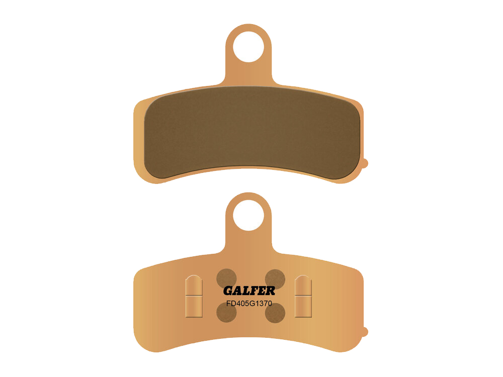 GBRAKES Front Brake Pads. Fits Softail 2008-2014 & Dyna 2008-2017. HH Sintered Compound.