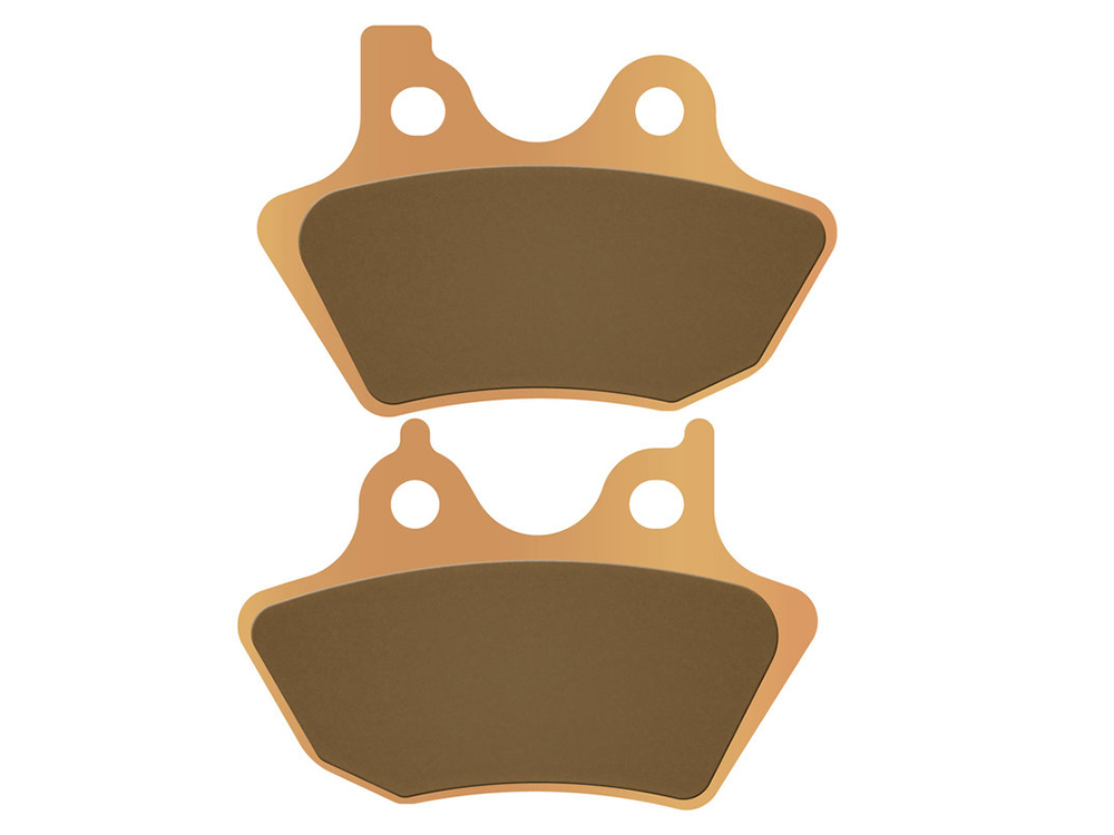 GBRAKES Front & Rear Brake Pads. Fits Twin Cam 2000-2007, Sportster 2000-2003 and V-Rod 2002-2005. HH Sintered Compound.