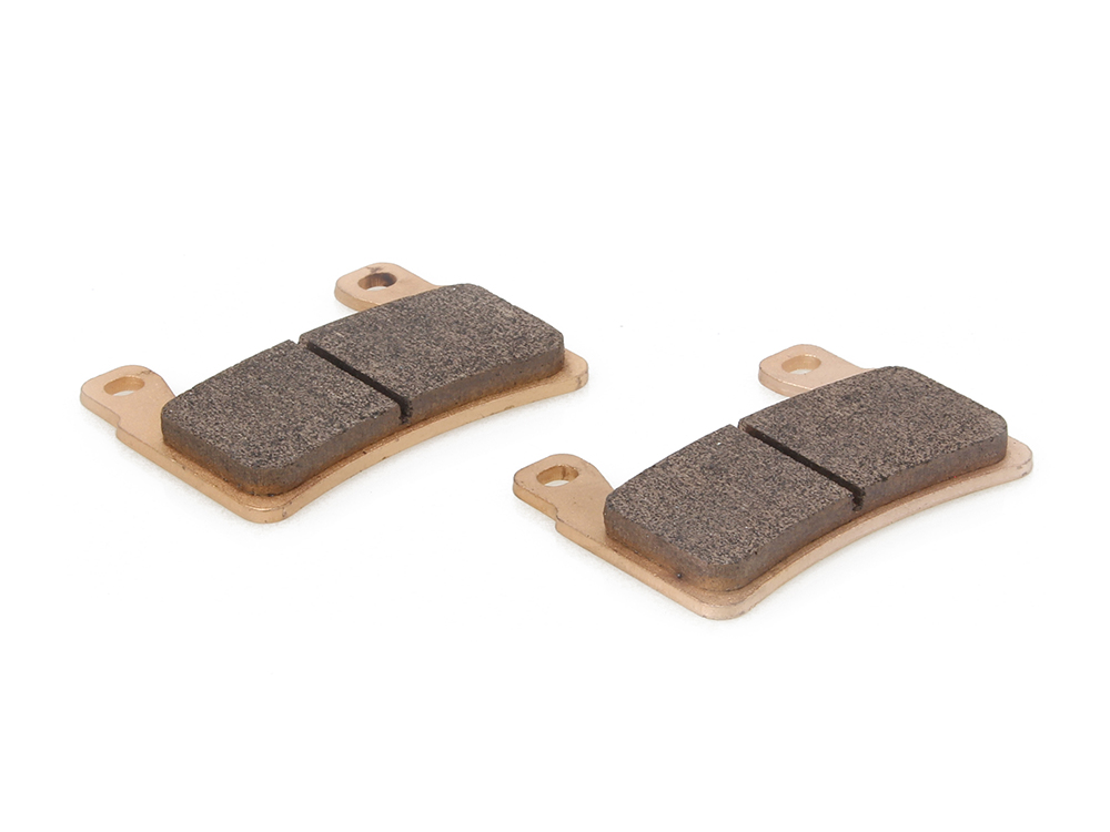 GBRAKES Front Brake Pads. Fits Softail 2015up & XR1200 2008-2012. HH Sintered Compound.