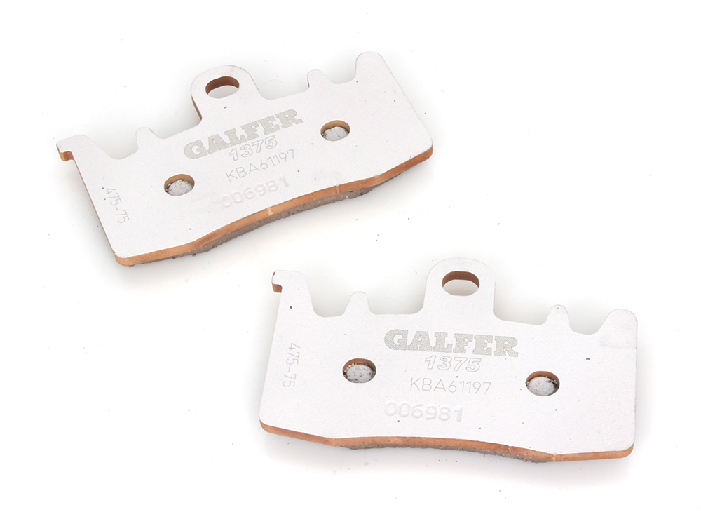 GBRAKES Front Brake Pads – HH Sintered Compound. Fits CVO 2023up, Pan America 2021up, Sportster S 2021up, LiveWire 2020 & Indian FTR1200 2019up, Challenger 2020up & Pursuit 2022up.