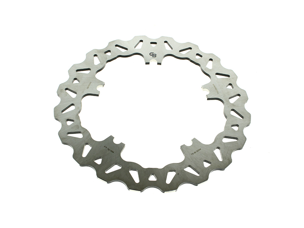 GBRAKES 11.8in. Front Wave Disc Rotor – Stainless Steel. Fits V-Rod & Dyna 2006-2017 Models with OEM Cast Wheel.