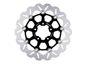 GBRAKES 11.8in. Front or Rear Wave Floating Disc Rotor with Black Carrier. Fits Indian Scout 2015up GBRAKES 11.8in. Front or Rear Wave Floating Disc Rotor with Black Carrier. Fits Indian Scout 2015up