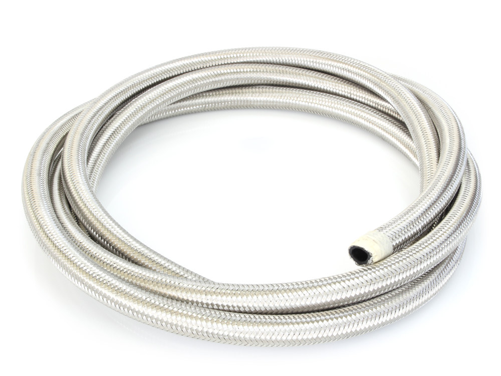 Oil Line; 3/8%27 Braided (10ft roll)