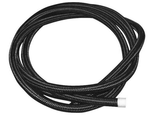 Goodridge 3/8in. Black Braided Steel Oil Line – 6 Foot Roll.
