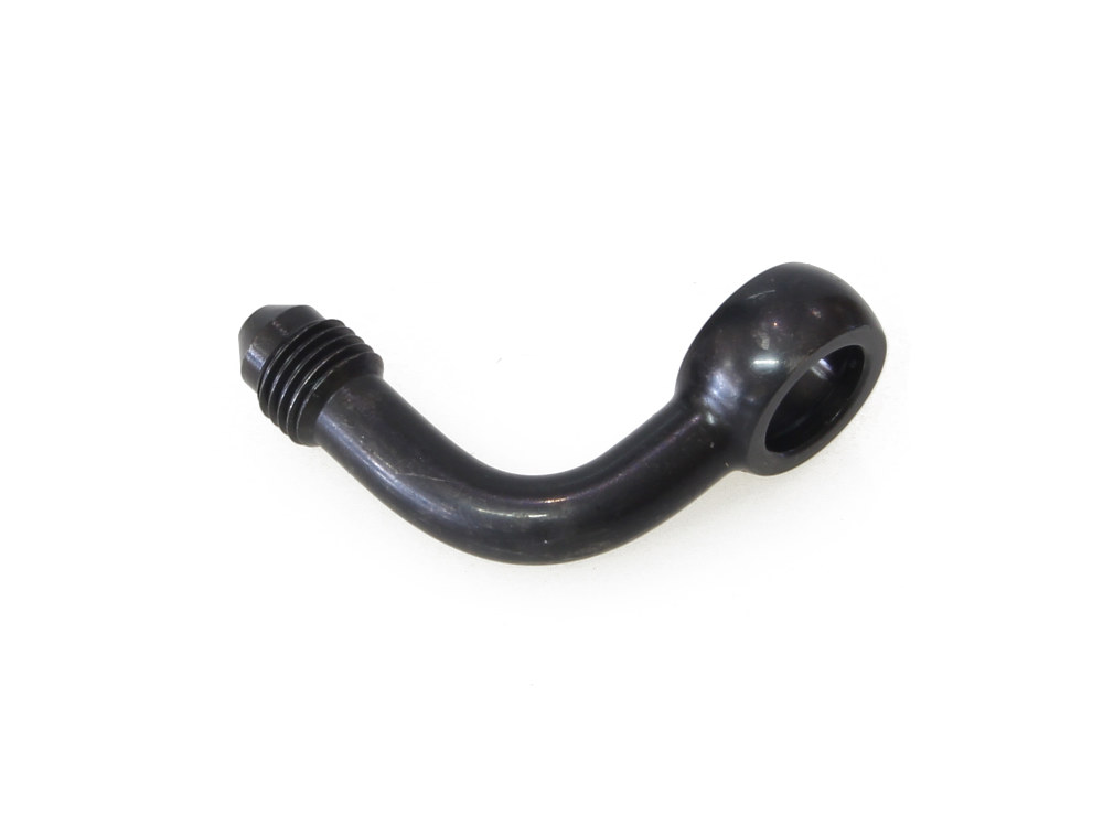 Goodridge Black 3/8in. ID, 90 Degree Banjo. Fits Hide-A-Line Micro Line.