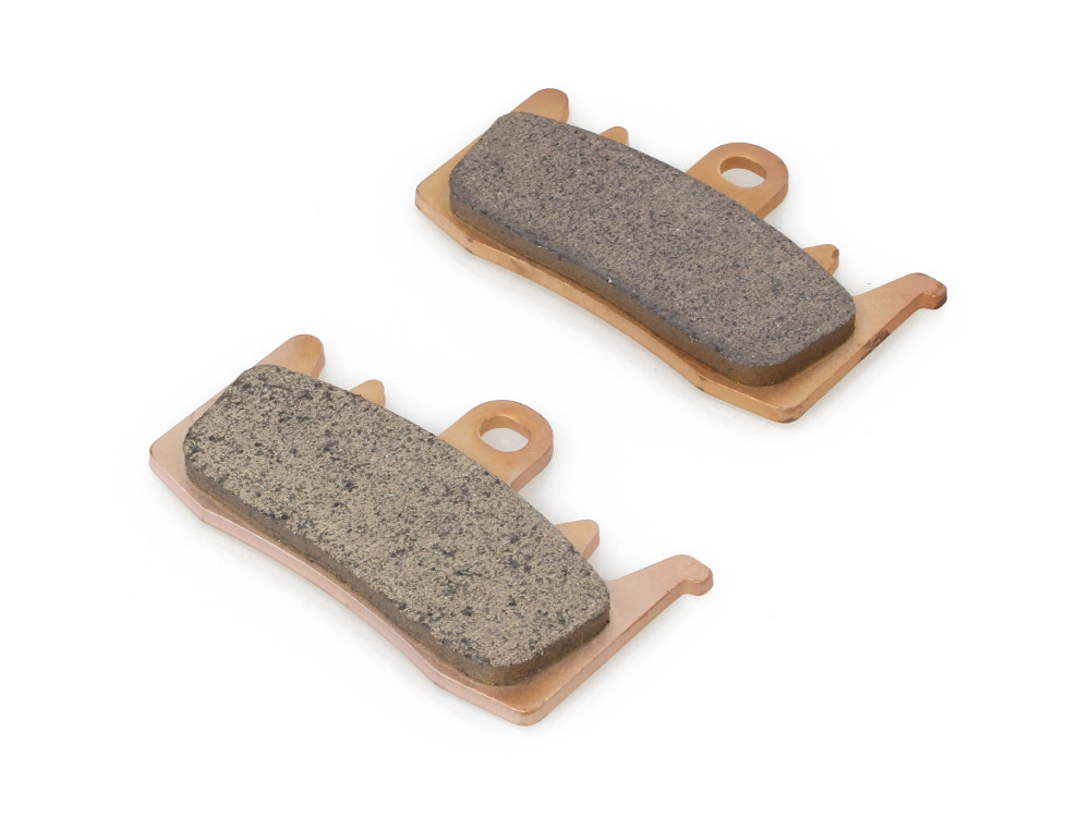 Goodridge Front Brake Pads – Sintered Compound. Fits CVO 2023up, Pan America 2021up, Sportster S 2021up, LiveWire 2020 & Indian FTR1200 2019up, Challenger 2020up & Pursuit 2022up.