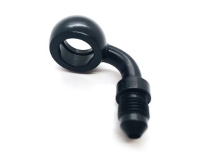 Goodridge Black True 12mm ID, 90 Degree Banjo – Male #3 End. Goodridge Black True 12mm ID, 90 Degree Banjo – Male #3 End.