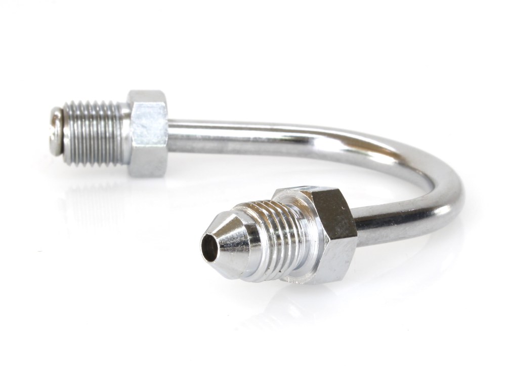 Adapter; Male #3 x 3/8-24 150o Bend