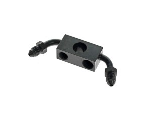 Goodridge ABS Front Brake Line Adapter – Black. Fits Dyna 2012-2017 with Single Disc Goodridge ABS Front Brake Line Adapter – Black. Fits Dyna 2012-2017 with Single Disc