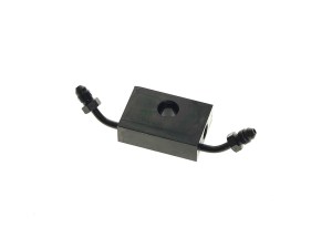 Goodridge ABS Front Brake Line Adapter – Black. Fits Softail 2018up & Sportster 2014up with Dual Disc Goodridge ABS Front Brake Line Adapter – Black. Fits Softail 2018up & Sportster 2014up with Dual Disc