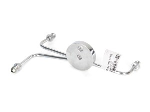 Goodridge AN3 Front Dual Disc Brake Tee – Chrome. Fits Narrow Glide Front Ends with Dual Disc Rotors. Goodridge AN3 Front Dual Disc Brake Tee – Chrome. Fits Narrow Glide Front Ends with Dual Disc Rotors.