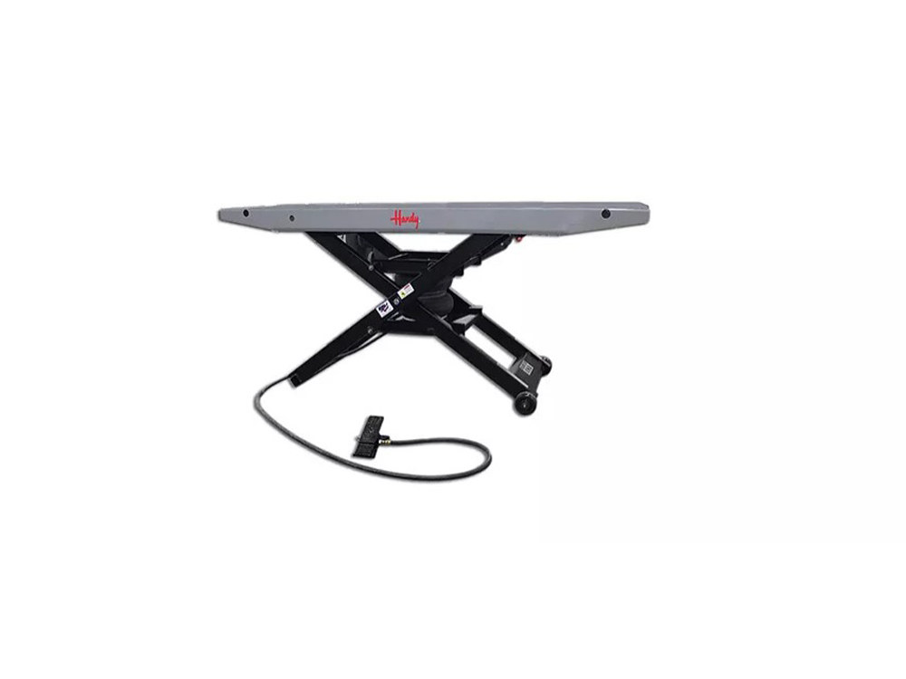 Handy BIKE LIFTS Standard Bike Lift with Lifting Capacity of 1200 lbs & 24in. x 80in. Deck – Gray.