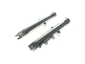 Rollies Speed Shop Fork Sliders – Chrome. Fits FL Softail 1986-1999 Rollies Speed Shop Fork Sliders – Chrome. Fits FL Softail 1986-1999