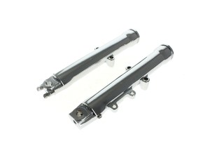 Rollies Speed Shop Fork Sliders – Chrome. Fits FX Softail 2000-2006 & Dyna Wide Glide 2000-2005 Rollies Speed Shop Fork Sliders – Chrome. Fits FX Softail 2000-2006 & Dyna Wide Glide 2000-2005