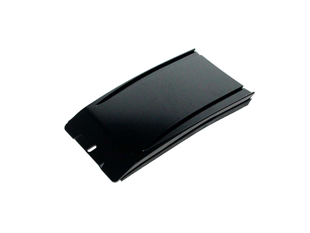 Rollies Speed Shop Lower Tank Panel – Black. Fits Softail 2000-2017