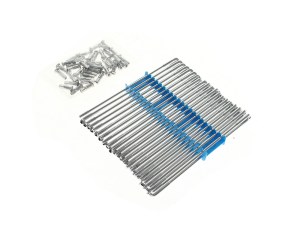 Rollies Speed Shop 19in. Spokes – Chrome. Fits Original Style H-D Deep Drop Center Rim when used in conjunction with Narrow Glide Hub 1973up & OEM H-D Mid Glide Front Hub 2006up. Rollies Speed Shop 19in. Spokes – Chrome. Fits Original Style H-D Deep Drop Center Rim when used in conjunction with Narrow Glide Hub 1973up & OEM H-D Mid Glide Front Hub 2006up.