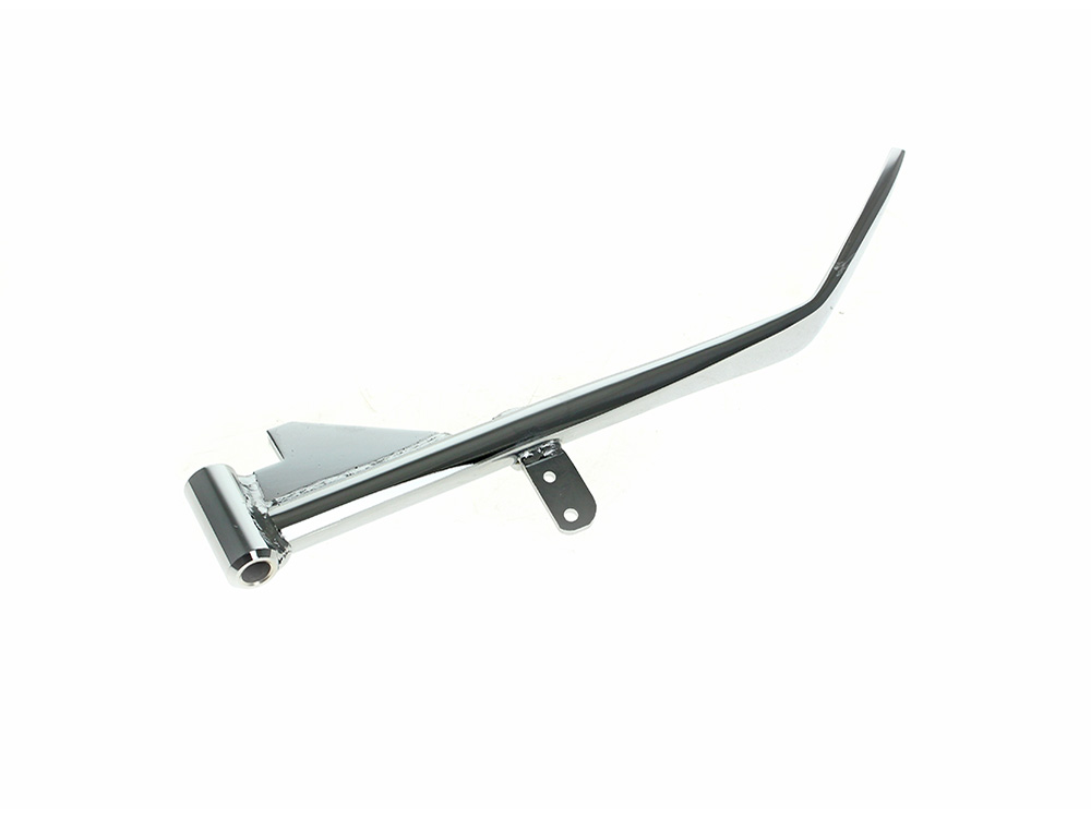 Rollies Speed Shop Shorter Jiffy Stand – Chrome. Fits Sportster Hugger & 1200 Custom Models 1989-2003