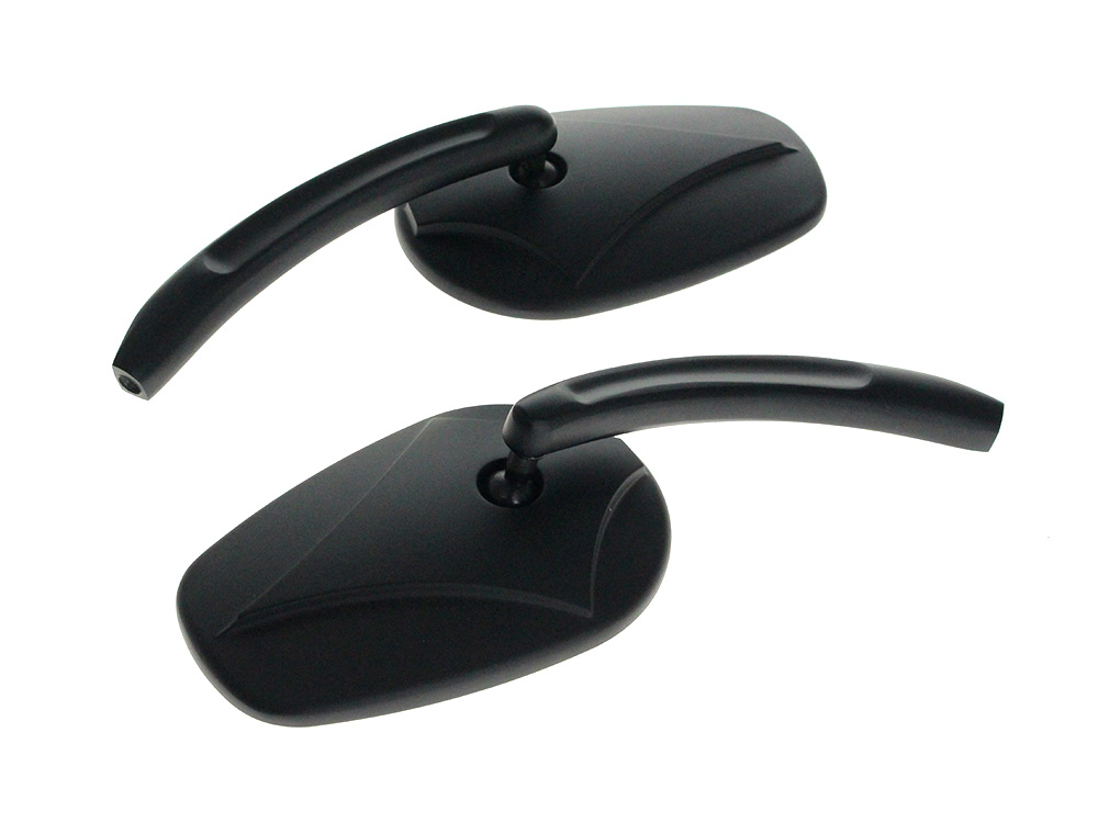 Rollies Speed Shop ‘Asshole’ Mirrors with Arrowhead Design – Black