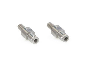 Rollies Speed Shop Mirror Adapters – Chrome. Fits Triumph Rollies Speed Shop Mirror Adapters – Chrome. Fits Triumph