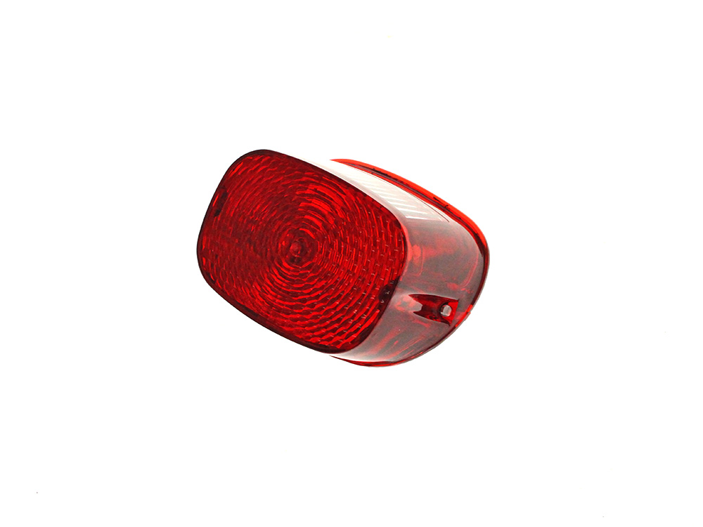 Rollies Speed Shop Taillight Lens – Red. Fits most Big Twin & Sportster Late 2003up
