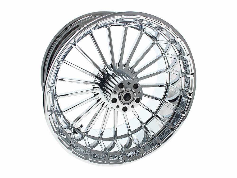 Hawg Halters 18in. x 8.5in. Ranger/Turbine Replica Wheel – Chrome. Fits Rocker 2011 and Breakout 2013-2017.