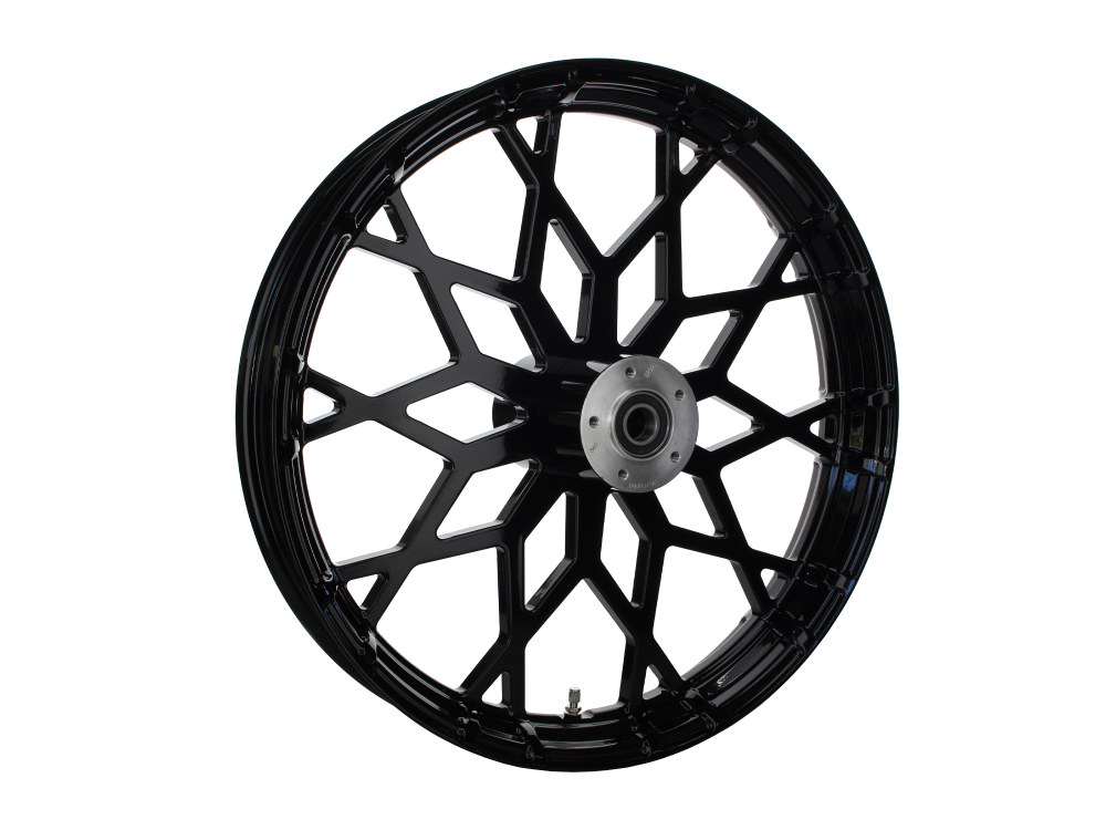 Hawg Halters 21in. x 3.25in. Marquise/Prodigy Replica Wheel – Gloss Black. Fits Touring 2008up