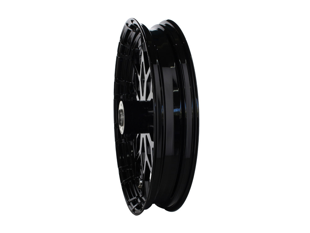 Hawg Halters 23in. x 3.75in. Marquise/Prodigy Replica Wheel – Gloss Black. Fits Touring 2008up