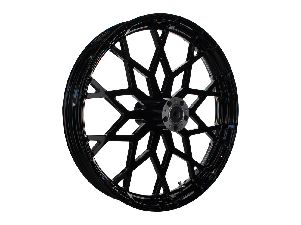 Hawg Halters 23in. x 3.75in. Marquise/Prodigy Replica Wheel – Gloss Black. Fits Touring 2008up