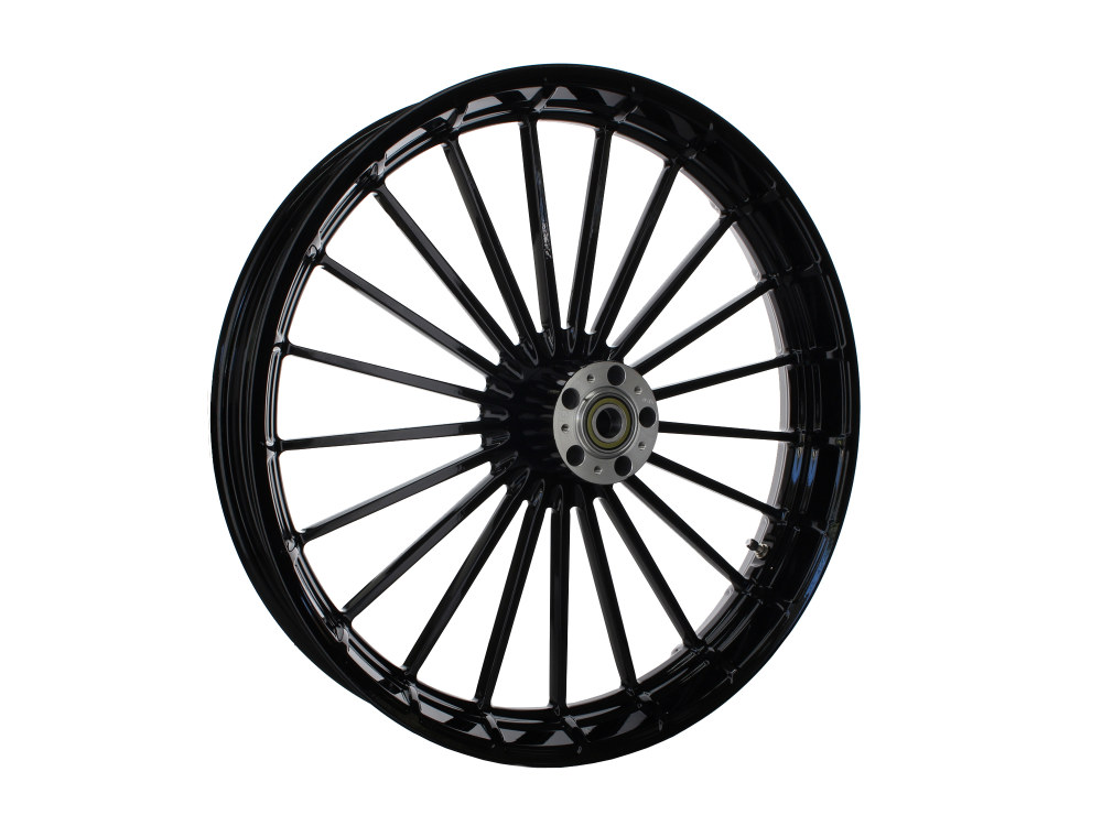 Hawg Halters 23in. x 3.75in. Ranger/Turbine Replica Wheel – Gloss Black Powdercoat. Fits Breakout 2013up.