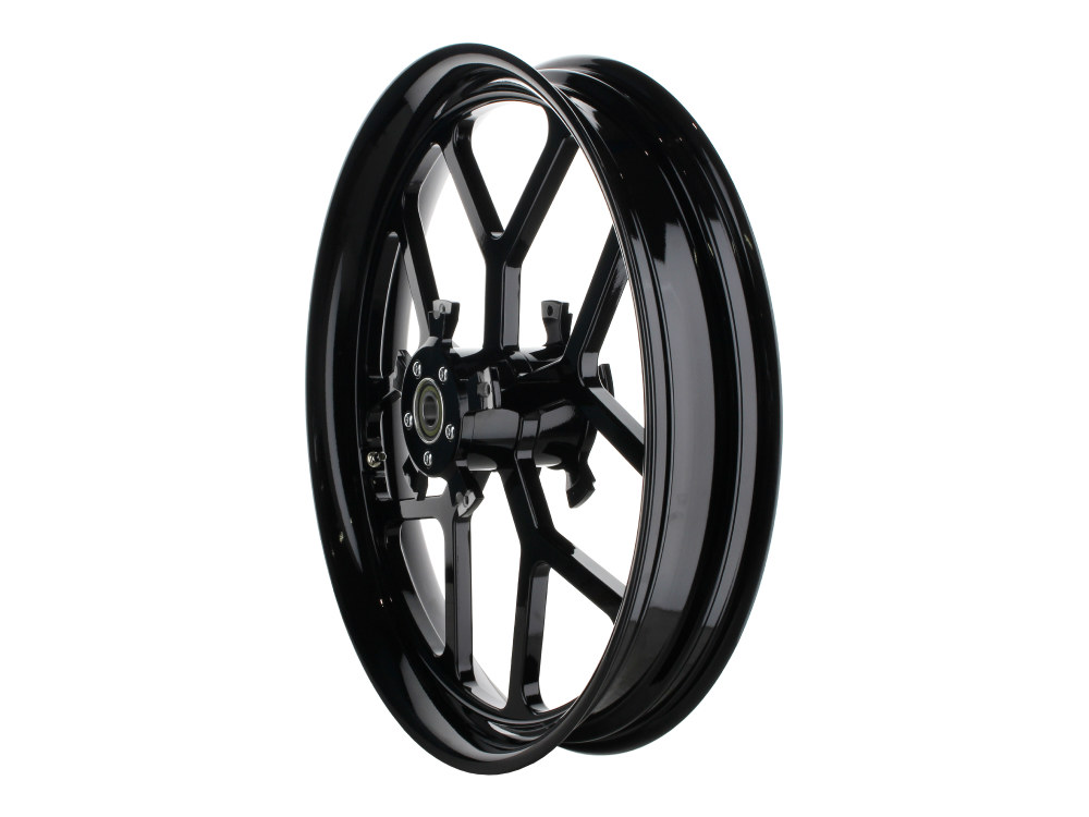 Hawg Halters 23in. x 3.75in. VRXE/Night Rod Replica Wheel – Gloss Black. Fits V-Rod 2008-2017.