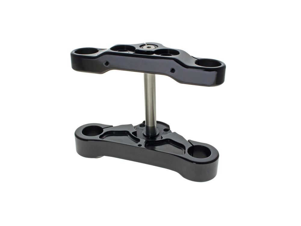 Hawg Halters 6 Degree Raked Triple Tree Kit – Black. Fits Breakout 2018-2022 with 26in. Wheel Upgrade.