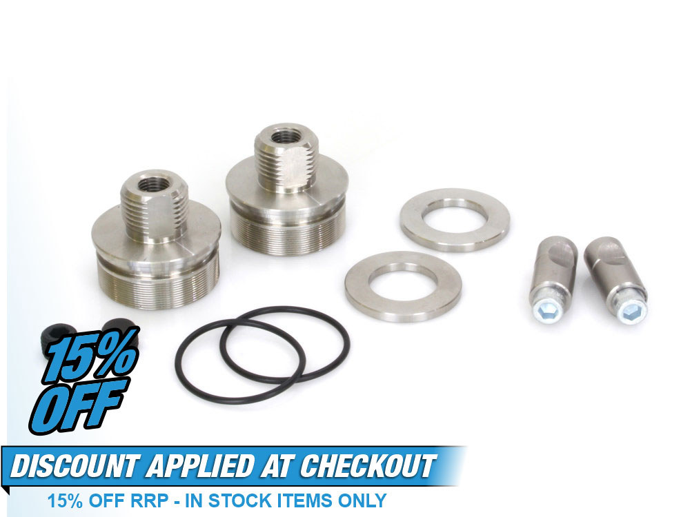 Hawg Halters 5 Degree Raked Mid Glide Triple Tree Kit – Chrome. Fits M8 Street Bob & Softail Standard with 23in. Wheel Conversion