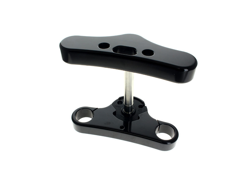 Hawg Halters 5 Degree Raked Wide Glide Triple Tree Kit – Black. Fits Breakout 2018up.