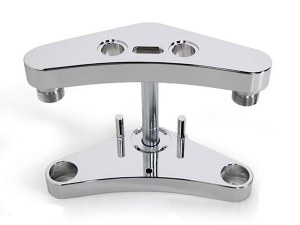 Hawg Halters 3 Degree Raked Wide Glide Triple Tree Kit – Chrome. Fits Dyna 2006-2011 & Dyna Wide Glide 2006-2017. Hawg Halters 3 Degree Raked Wide Glide Triple Tree Kit – Chrome. Fits Dyna 2006-2011 & Dyna Wide Glide 2006-2017.