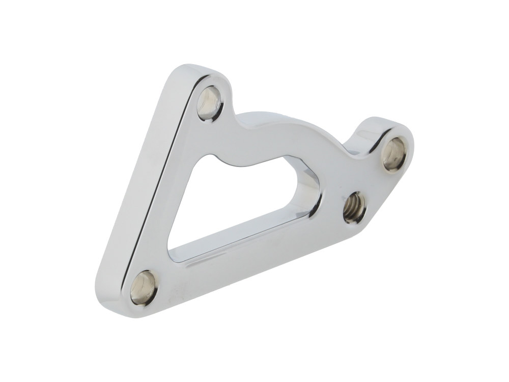 Hawg Halters Left Hand or Right Hand Front Caliper Mount – Chrome. Fits FX & Sportster 1978-1983 Models with Narrow Glide Front End.