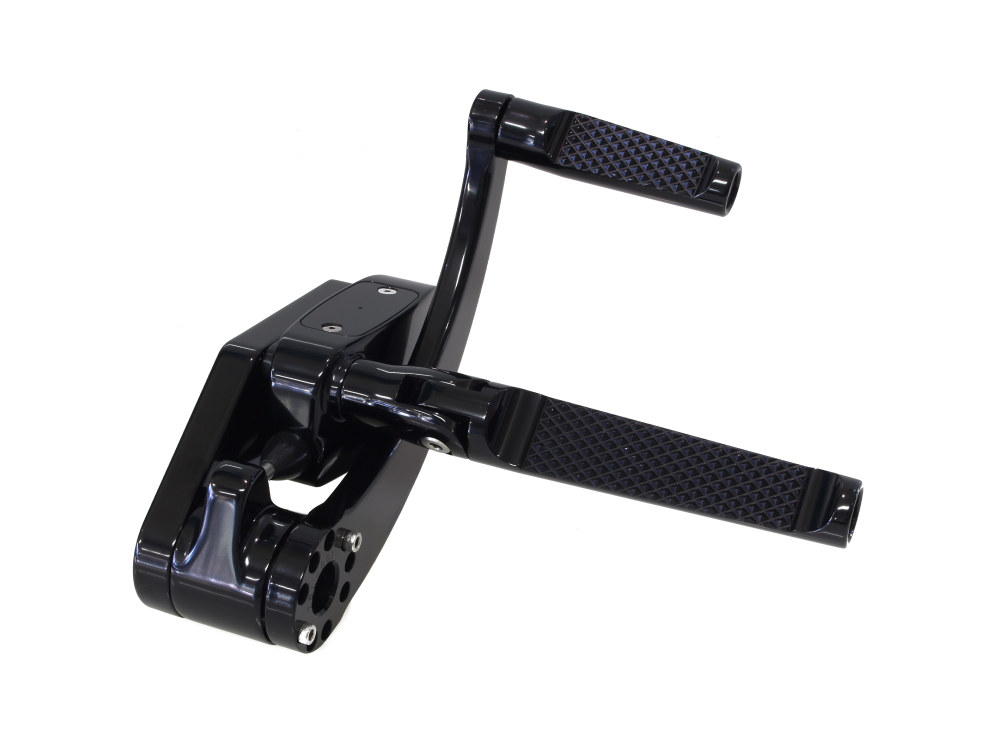 Hawg Halters Forward Controls – Knurled – Black. Fits Softail 2018up. Length Adjustable.