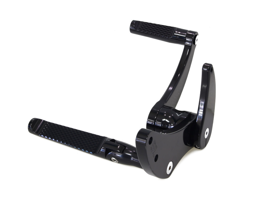 Hawg Halters Forward Controls – Knurled – Black. Fits Softail 2018up. Length Adjustable.