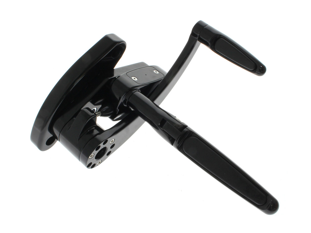 Hawg Halters Forward Controls – Rubber Inlay – Black. Fits Softail 2018up. Length Adjustable.