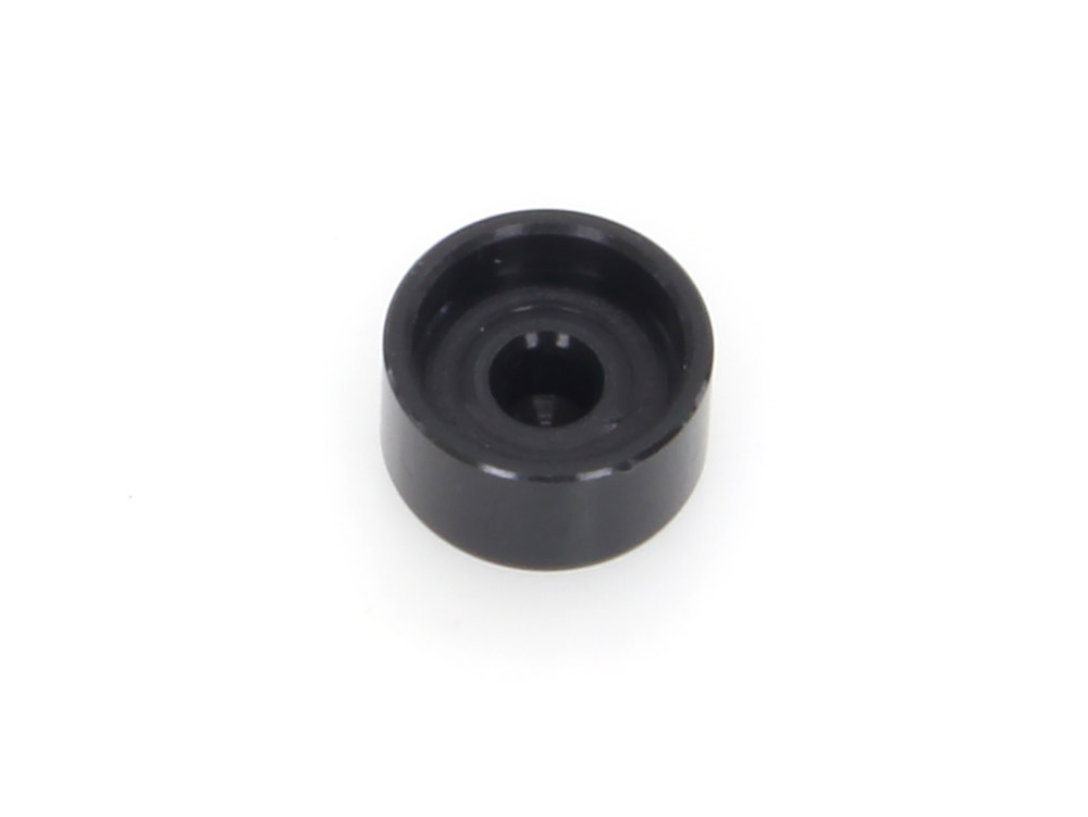 Cap, Push Button; Blk Anodized