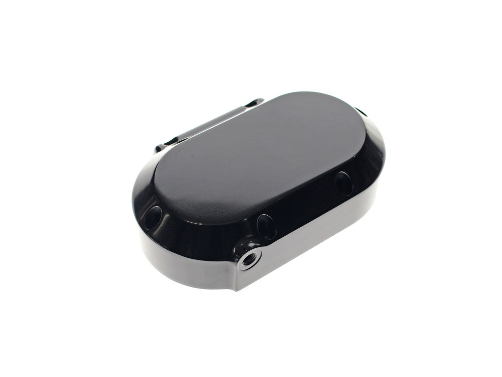 Hawg Halters Smooth Hydraulic Clutch Cover – Black. Fits Softail 2007up, Dyna 2006-2017 & Touring 2007-2013.