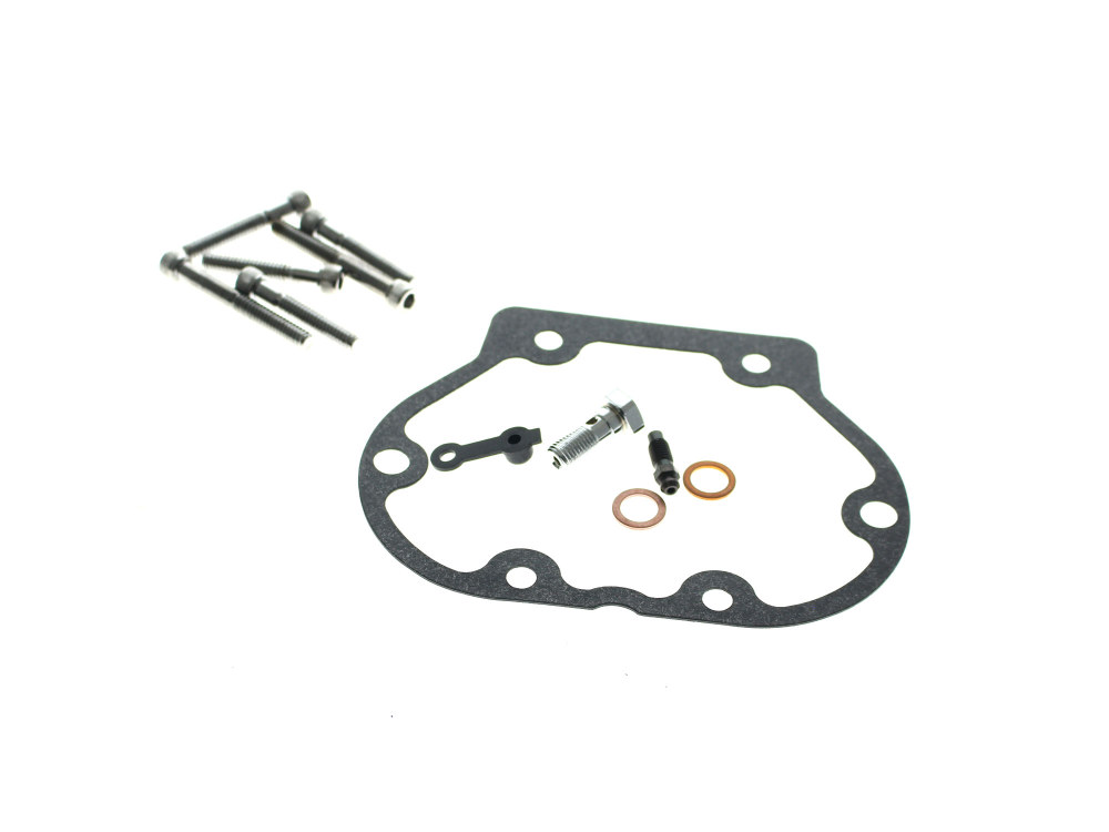 Hawg Halters Smooth Hydraulic Clutch Cover – Chrome. Fits Fits 5Spd Big Twin 1987-2006