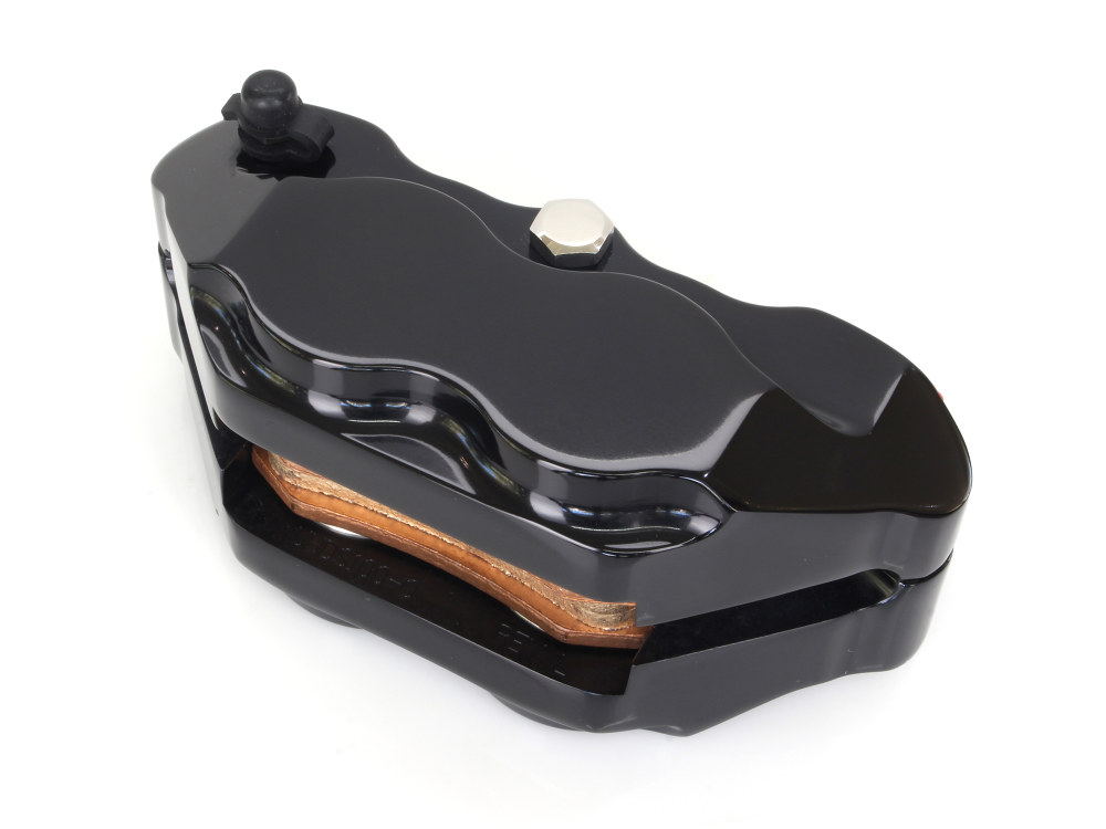 Hawg Halters 4 Piston Left Hand Rear Driveside Caliper – Black