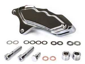 Hawg Halters Left Hand Front 6 Piston Caliper – Chrome. Fits Softail 2015up, V-Rod 2006-2017 & Touring 2008up & Sportster 2014-2021 Hawg Halters Left Hand Front 6 Piston Caliper – Chrome. Fits Softail 2015up, V-Rod 2006-2017 & Touring 2008up & Sportster 2014-2021