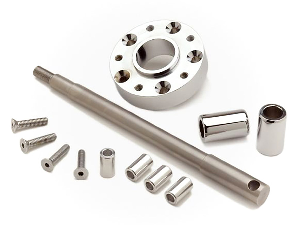 Hawg Halters Wide Glide Conversion Hardware Kit – Chrome. Fits Dyna 2008-2011.