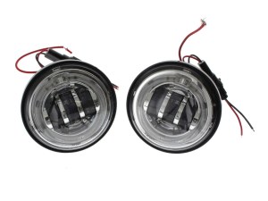 Hoglights 4-1/2in. LED Passing Lamp Inserts with Halo – Chrome. Hoglights 4-1/2in. LED Passing Lamp Inserts with Halo – Chrome.