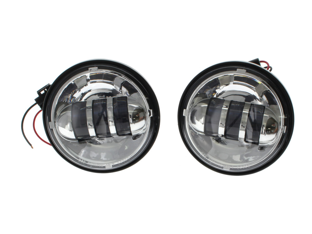 Hoglights 4-1/2in. LED Passing Lamp Inserts – Chrome.