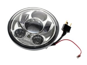 Hoglights 5-3/4in. LED HeadLight Insert with Parker – Chrome. Fits Most H-D with 5-3/4in. Headlight. Will not fit M8 Softail models. Hoglights 5-3/4in. LED HeadLight Insert with Parker – Chrome. Fits Most H-D with 5-3/4in. Headlight. Will not fit M8 Softail models.