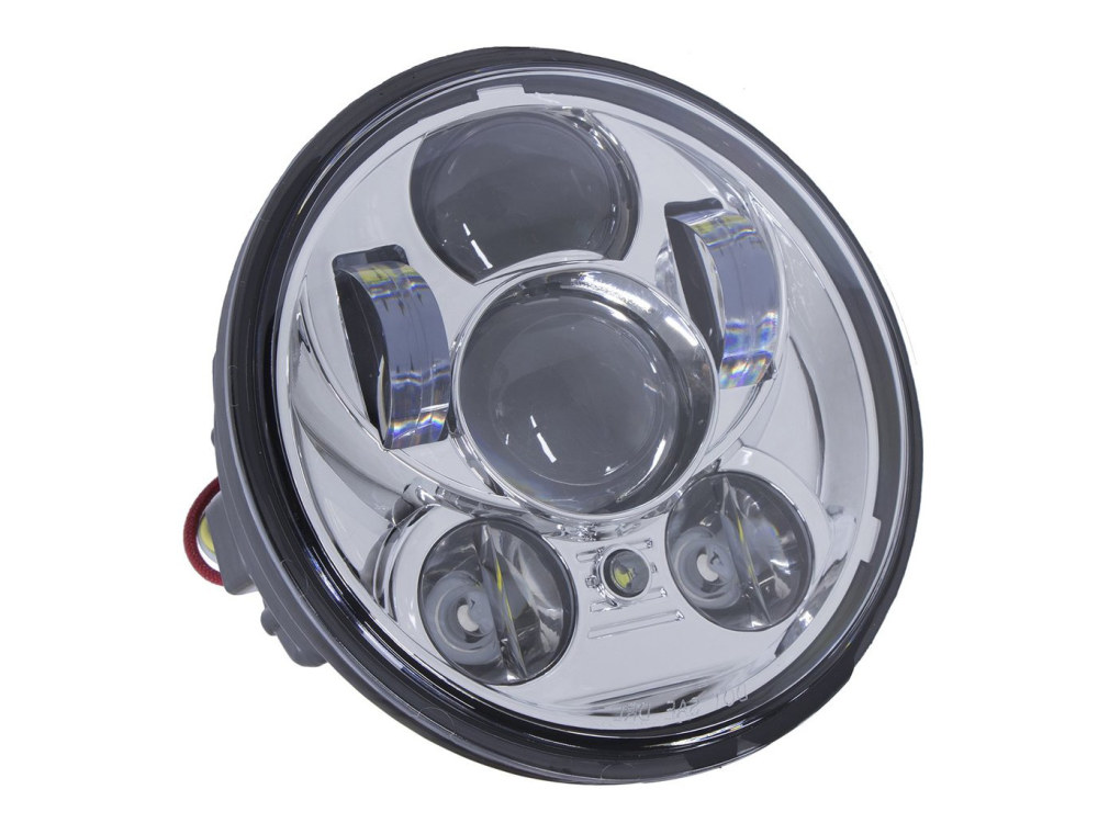 Hoglights 50w 5-3/4in. Headlight with Parker Light – Chrome. Fits most Yamaha.