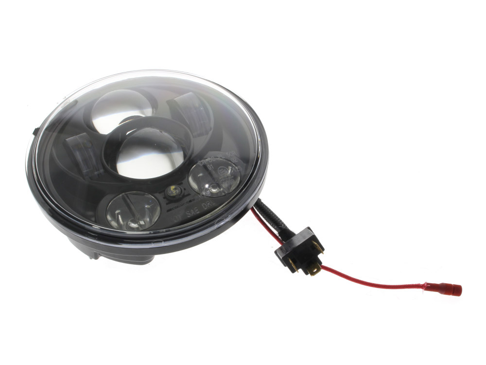 Hoglights 50w 5-3/4in. Headlight with Parker Light – Black. Fits most Yamaha.