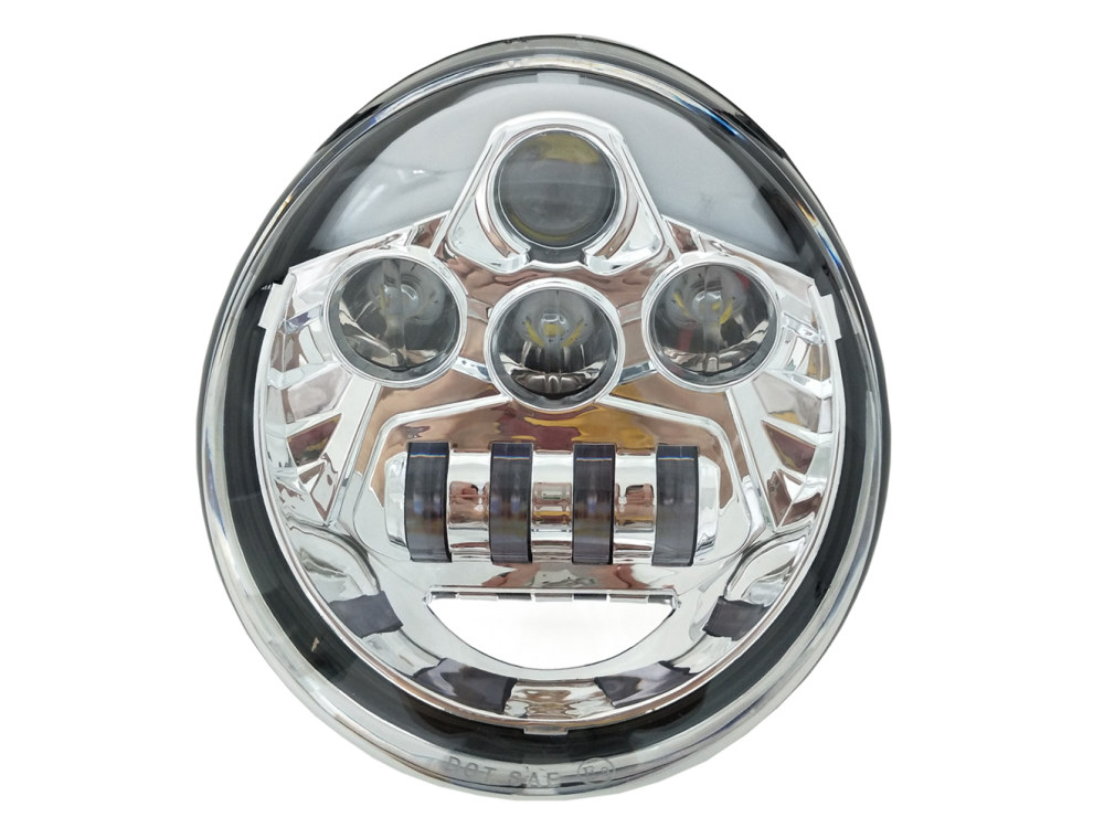 Hoglights 5-3/4in. LED HeadLight Insert with DRL – Chrome. Fits Night Rod Special 2012-2017 & Muscle 2009-2017.